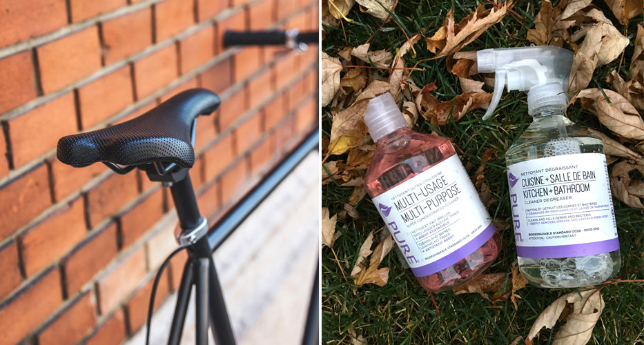 Entretien du vélo avec des produits québécois