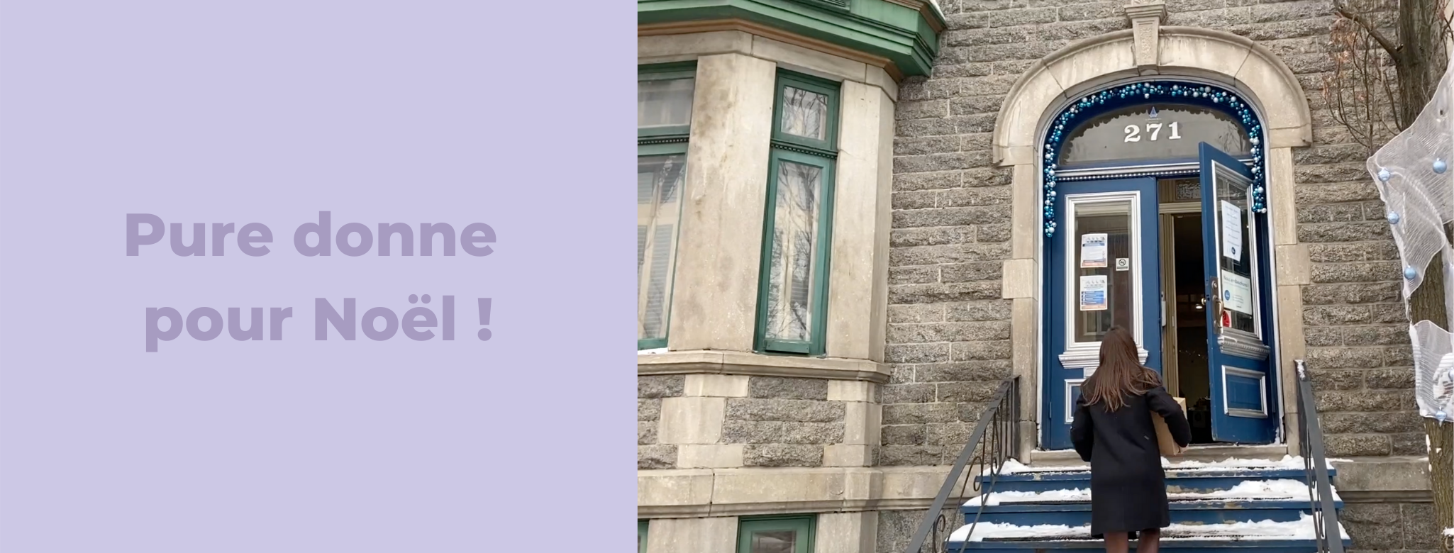 Pure donne pour Noël!