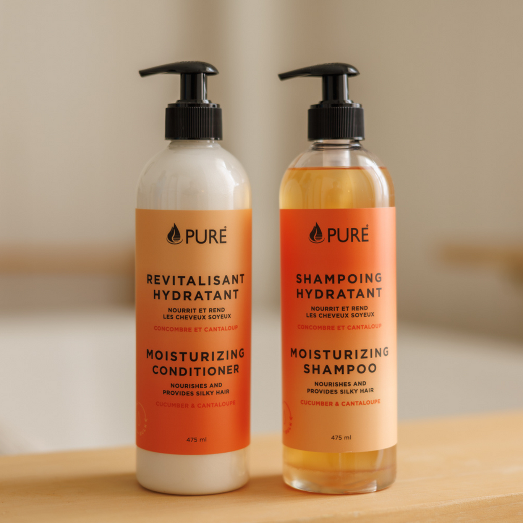 Cucumber & Cantaloupe Moisturizing Hair Care Duo Bundle 